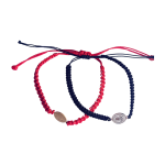 Par de pulseras de hilo rojo. - Imagen 8