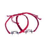 Par de pulseras de hilo rojo. - Imagen 9