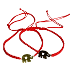 Par de pulseras de hilo rojo. - Imagen 5