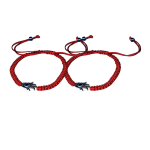Par de pulseras de hilo rojo. - Imagen 7