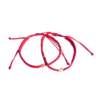 Par de pulseras de hilo rojo. - Imagen 12